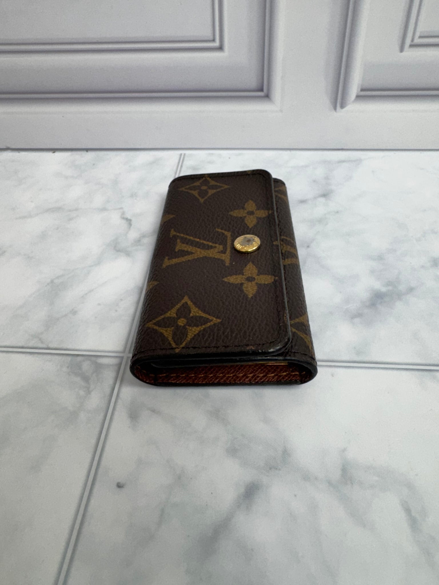 Louis Vuitton Monogram 4 Ring Key Case