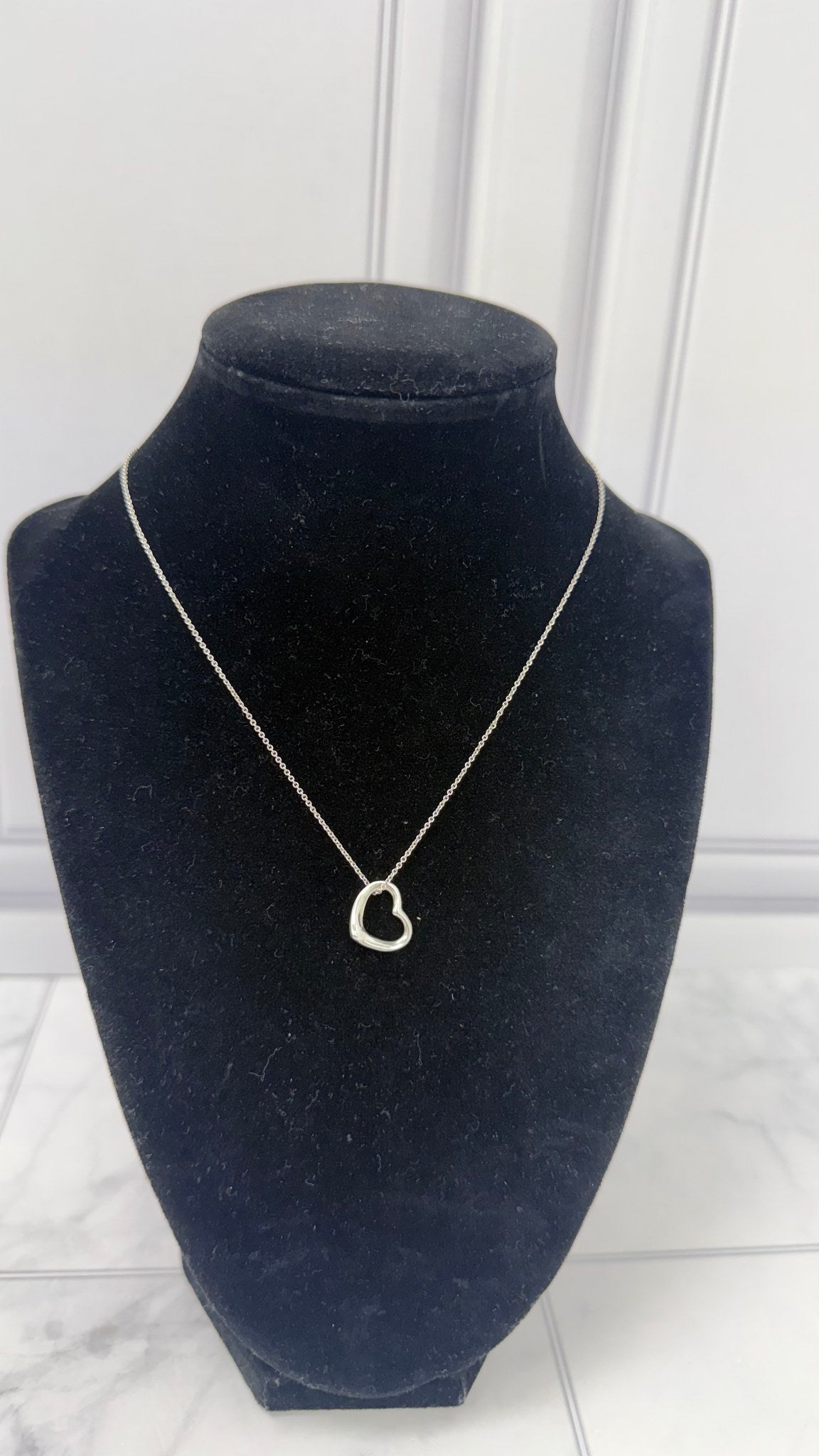 Tiffany & Co Silver Small Heart Necklace