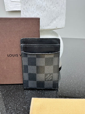 Louis Vuitton Damier Graphite Money Clip Card Case