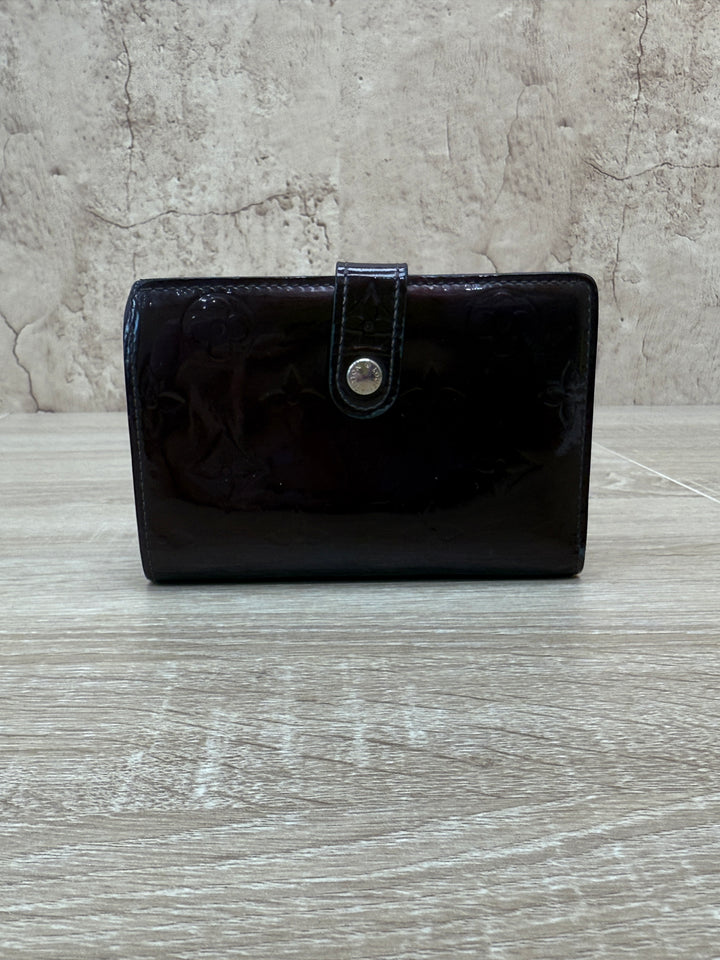 Louis Vuitton Dark Plum Vernis French Wallet