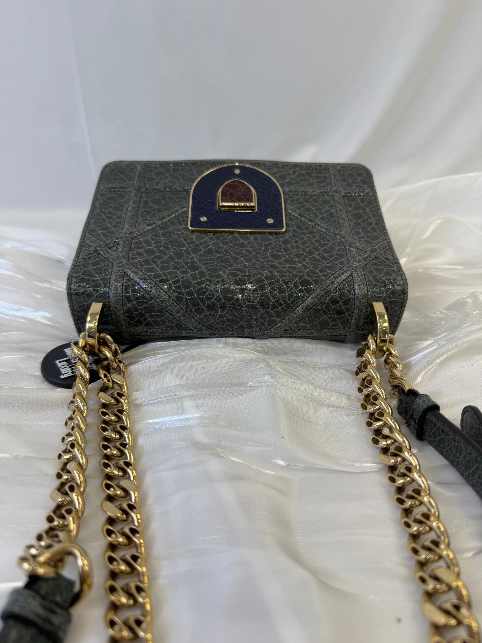 Christian Dior Multicolor Leather Diorama Club Flap Bag