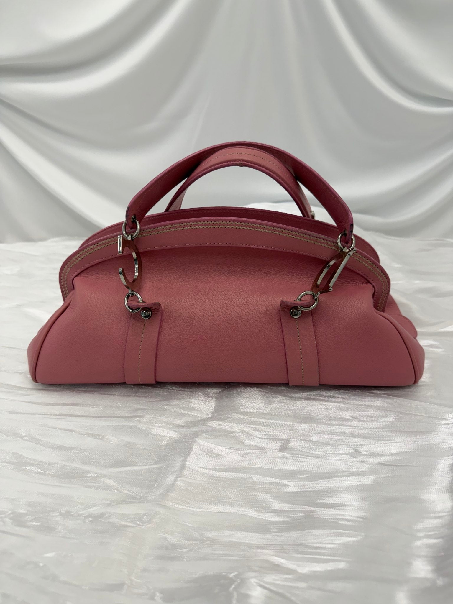 Christian Dior  Pink Leather CD Doctor Bag 