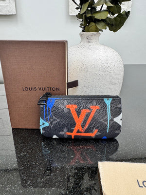 Louis Vuitton Monogram Eclipse Graffiti Key Cles