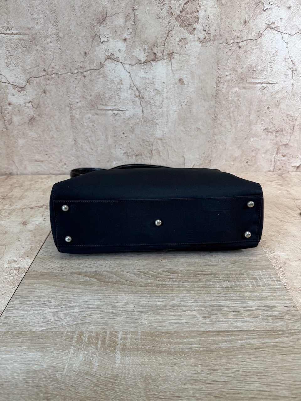 MCM Black Nylon Shoulder Bag