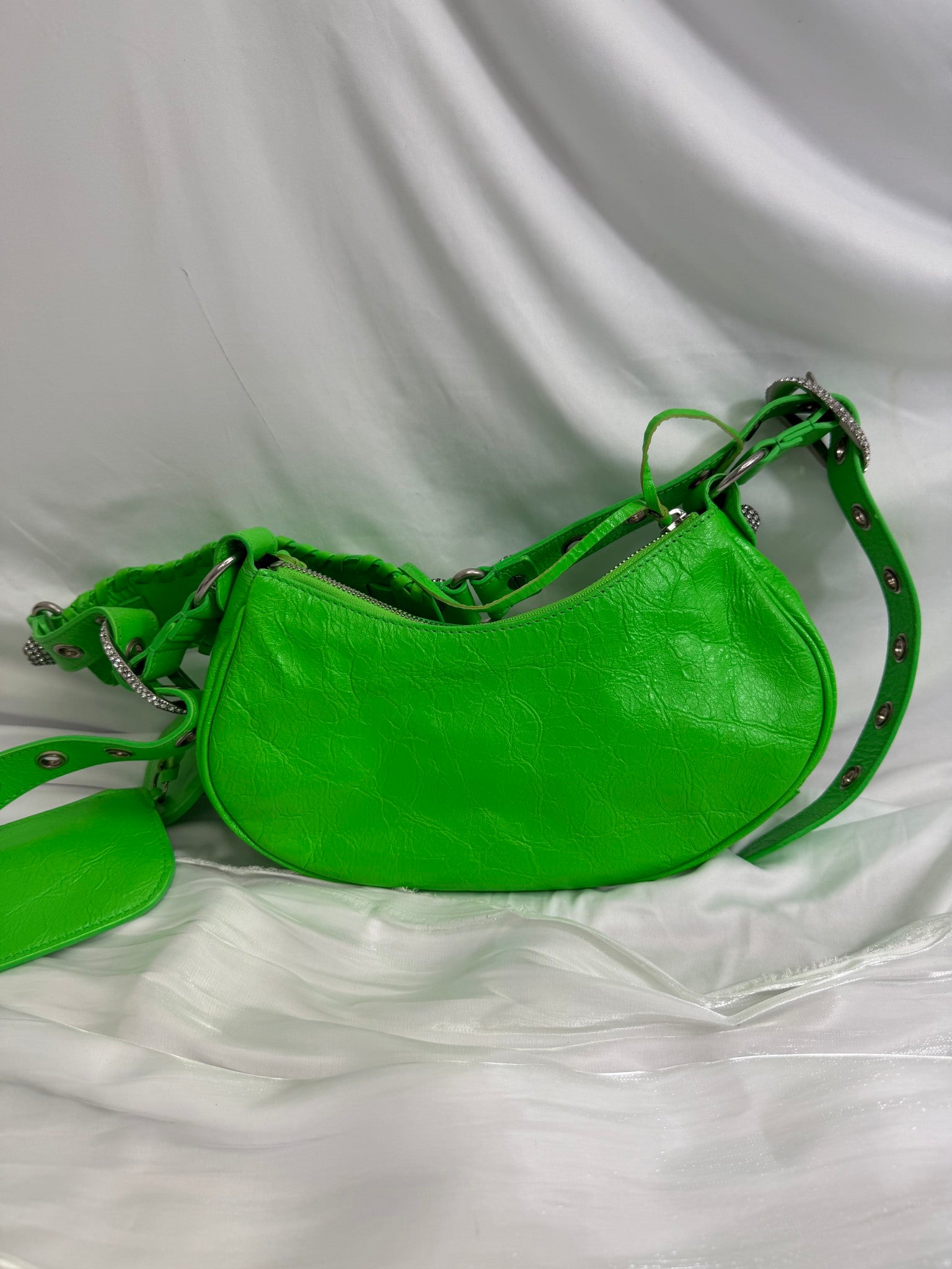 LIKE NEW Balenciaga Green Le Cagole Shoulder Bag