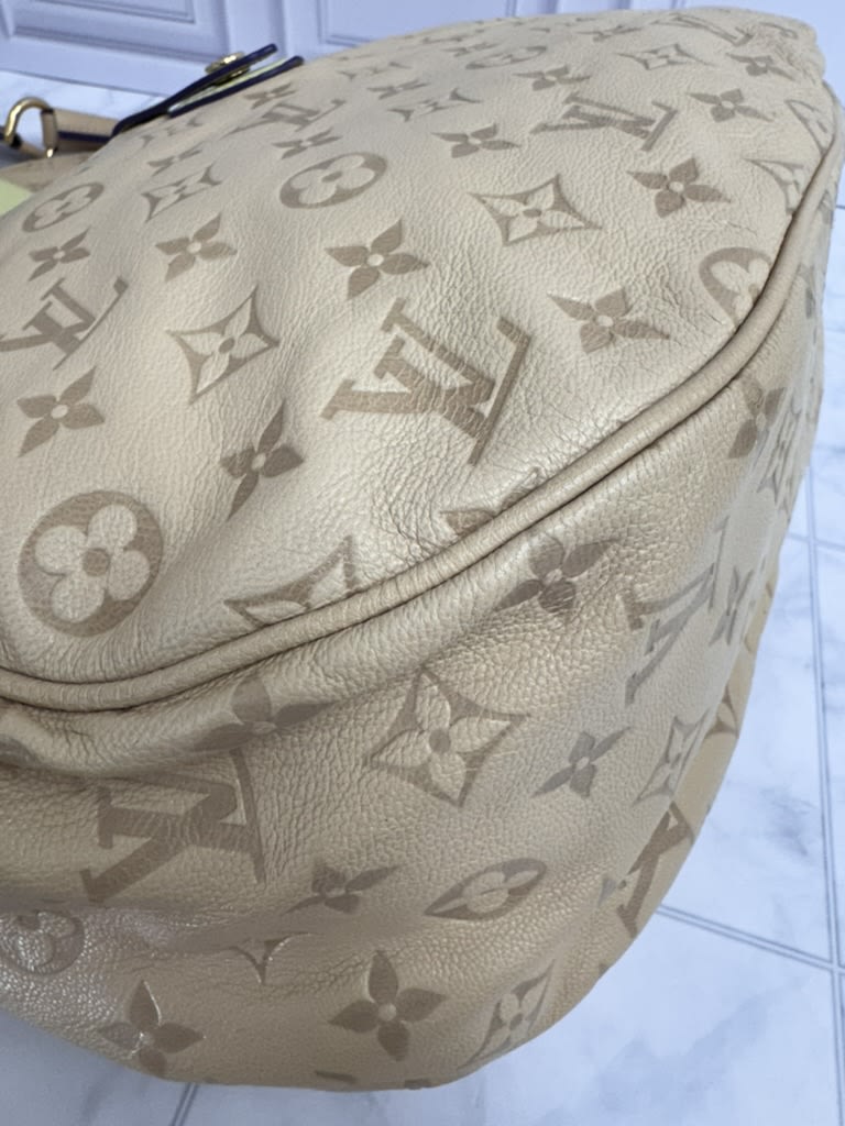 Louis Vuitton Beige Monogram Limited Edition Underground Messenger Bag