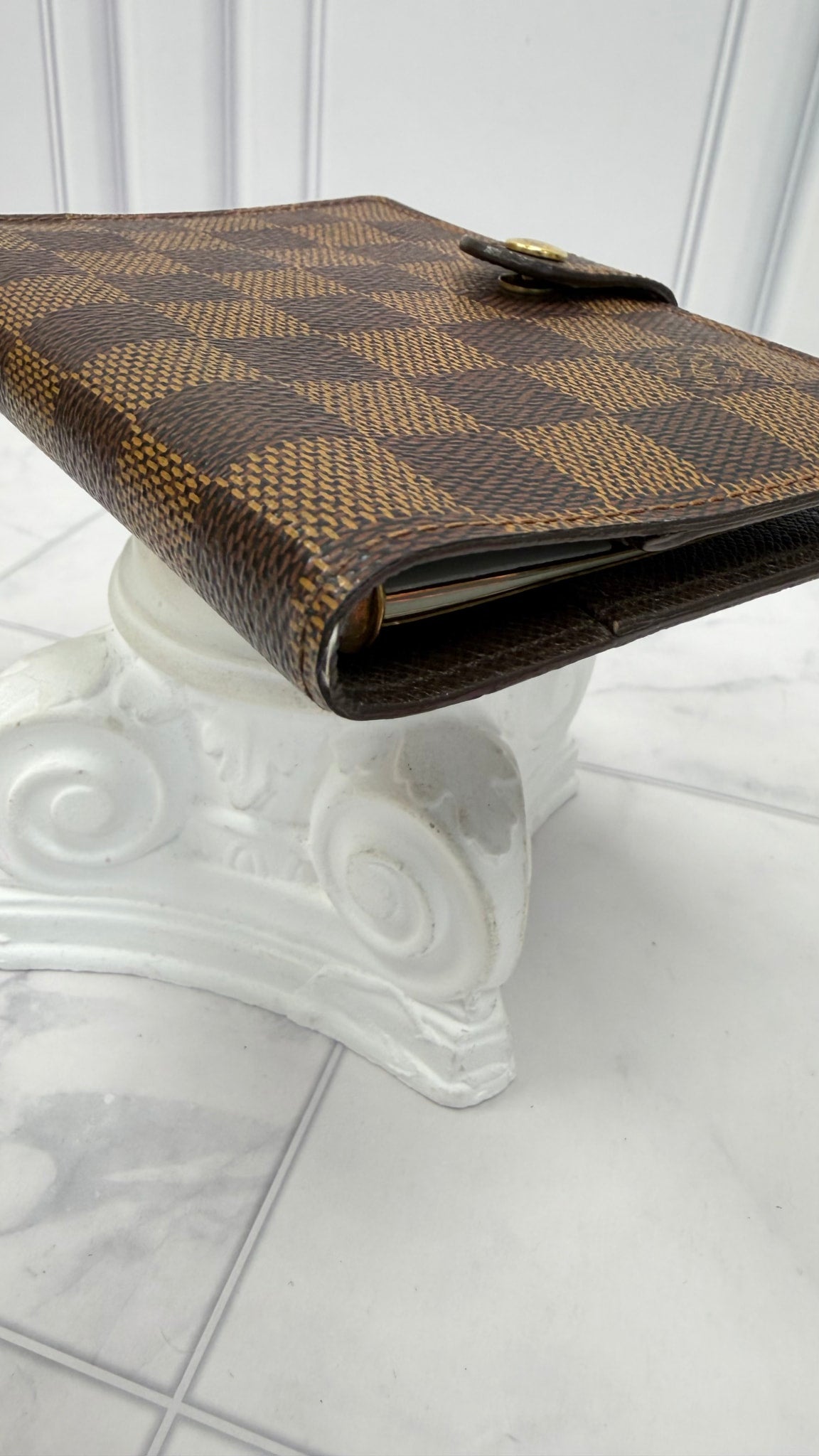 Louis Vuitton Damier Ebene Passport Agenda PM
