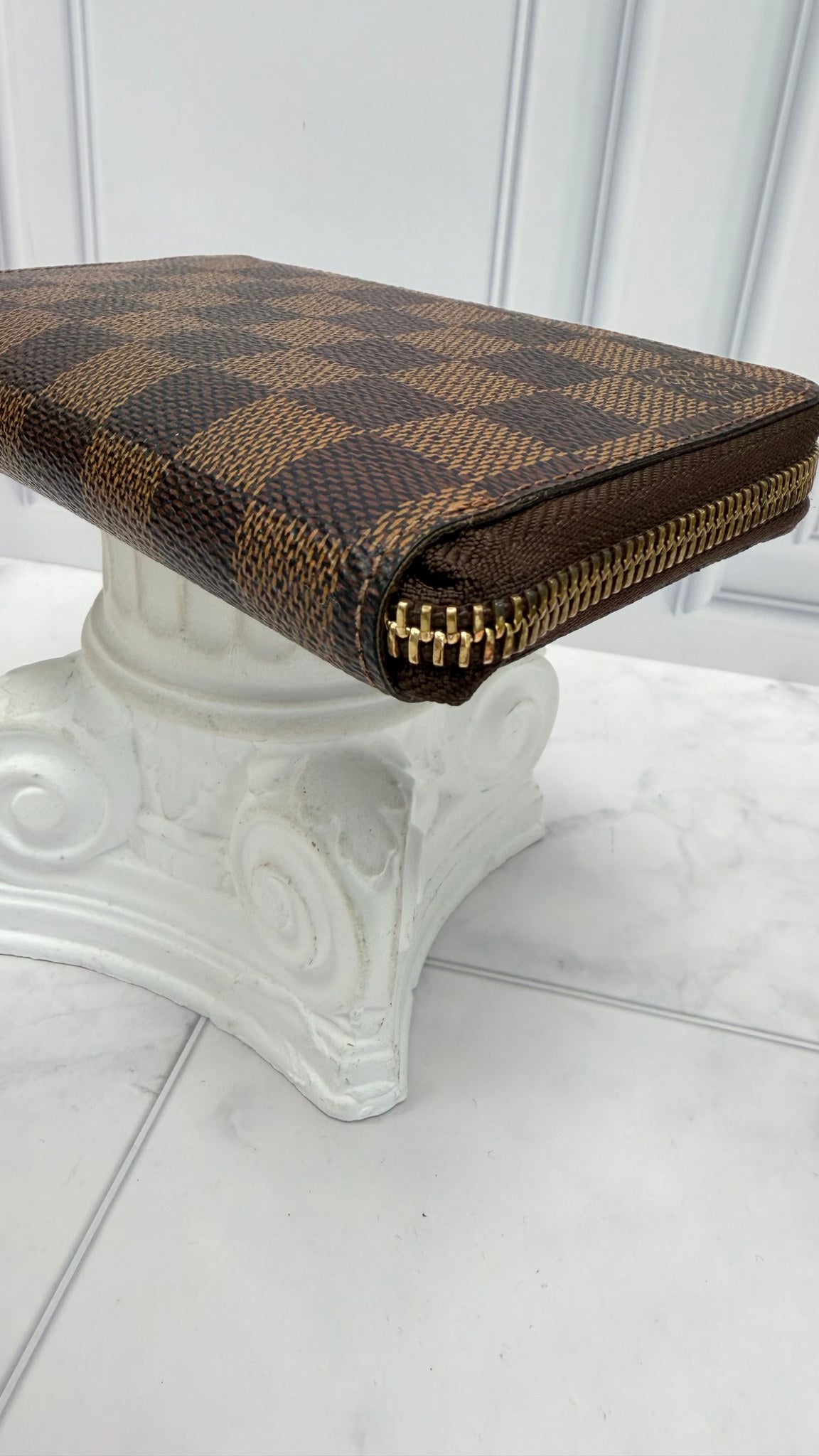 Louis Vuitton Damier Ebene Zippy Compact Wallet