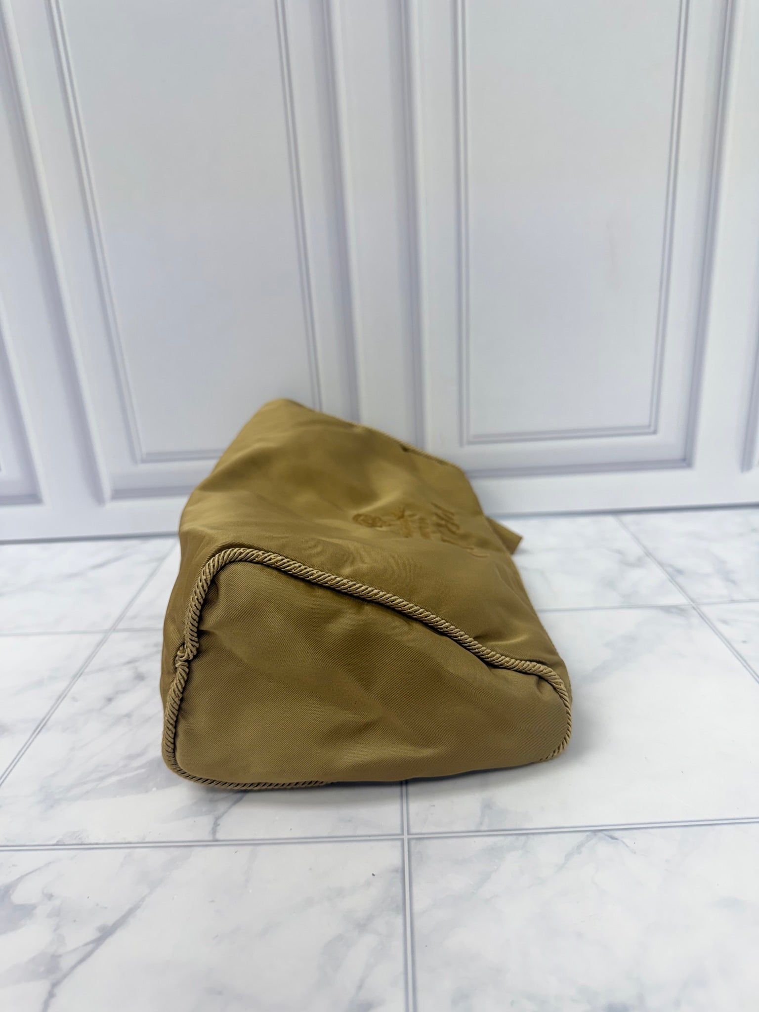 Prada Beige Canvas Milano Backpack 