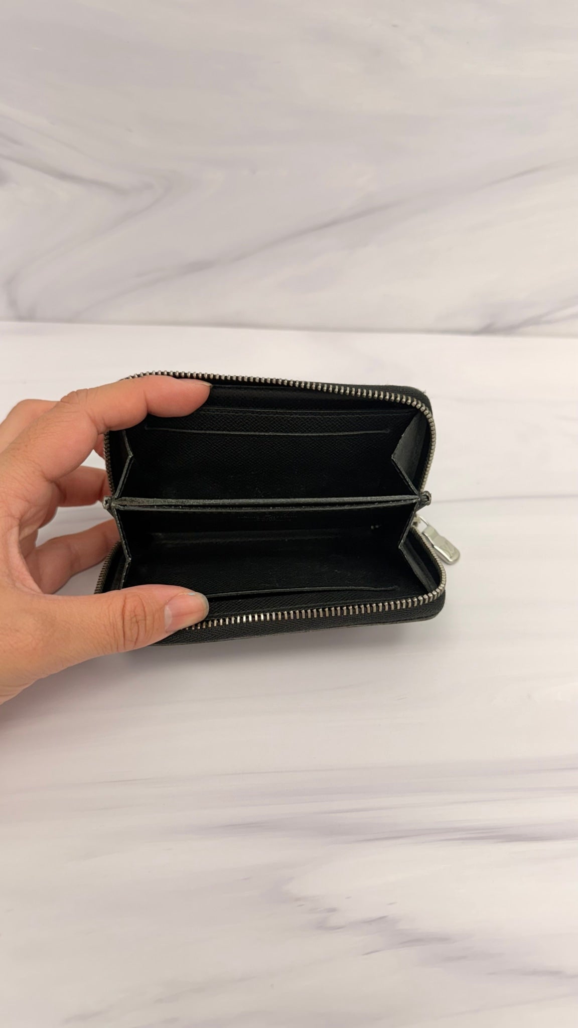 Louis Vuitton Damier Graphite Zippy Coin Purse 