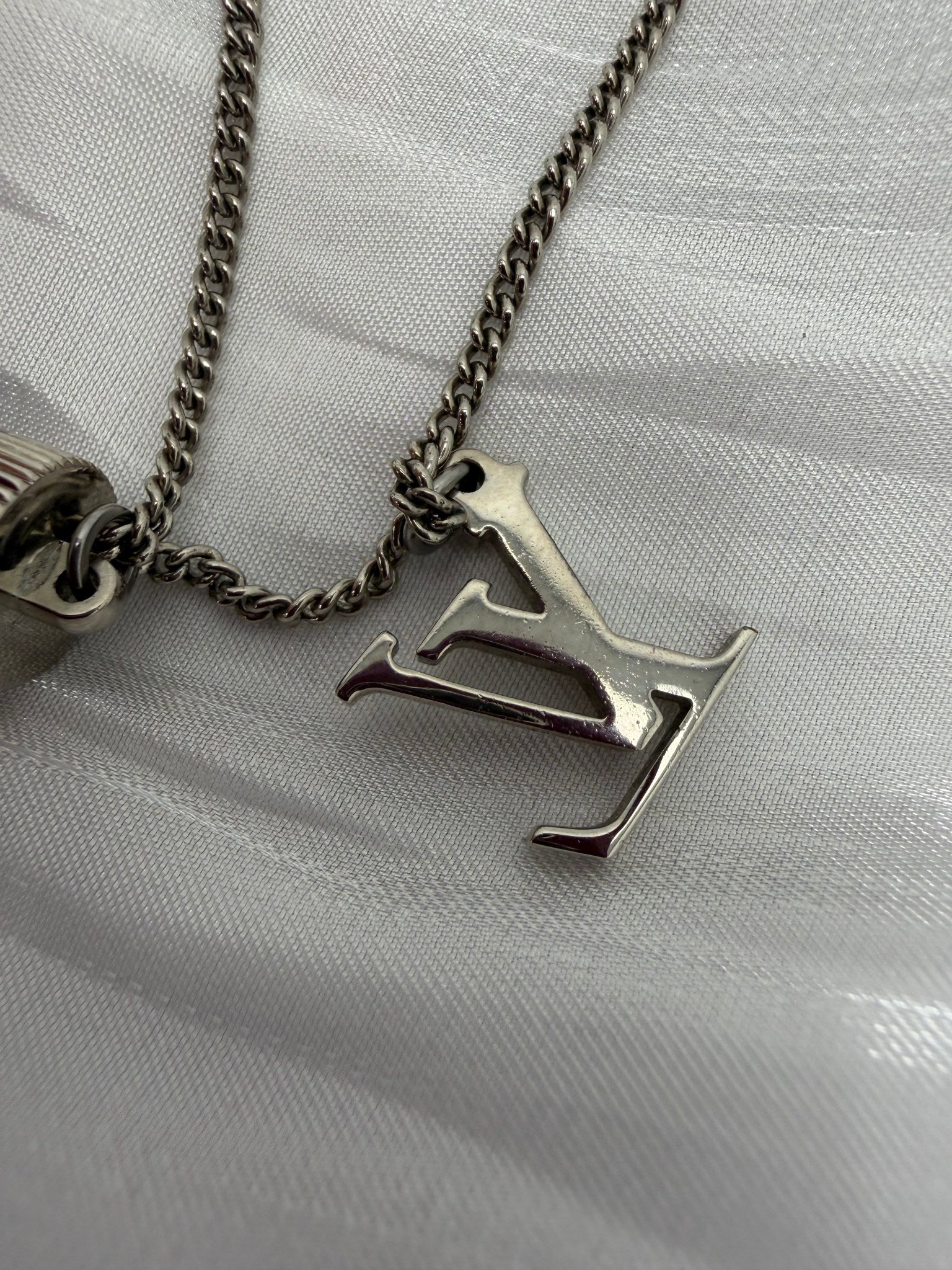 Louis Vuitton Monogram Eclipse  Charms Necklace