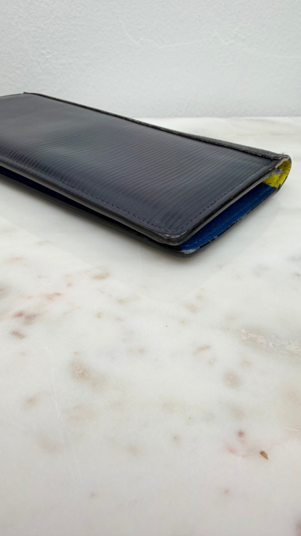 Louis Vuitton Bicolor Epi & Damier Graphite Brazza Wallet