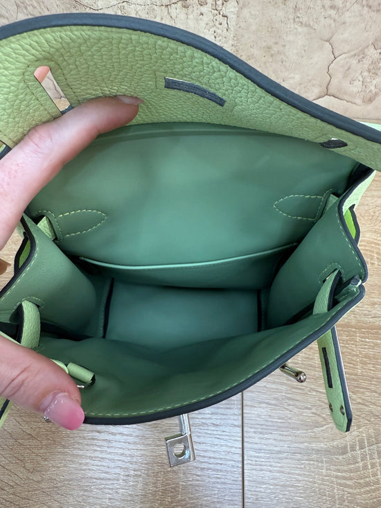 BRAND NEW- Hermes Vert Absinthe Togo Leather Hac A Dos PM Backpack