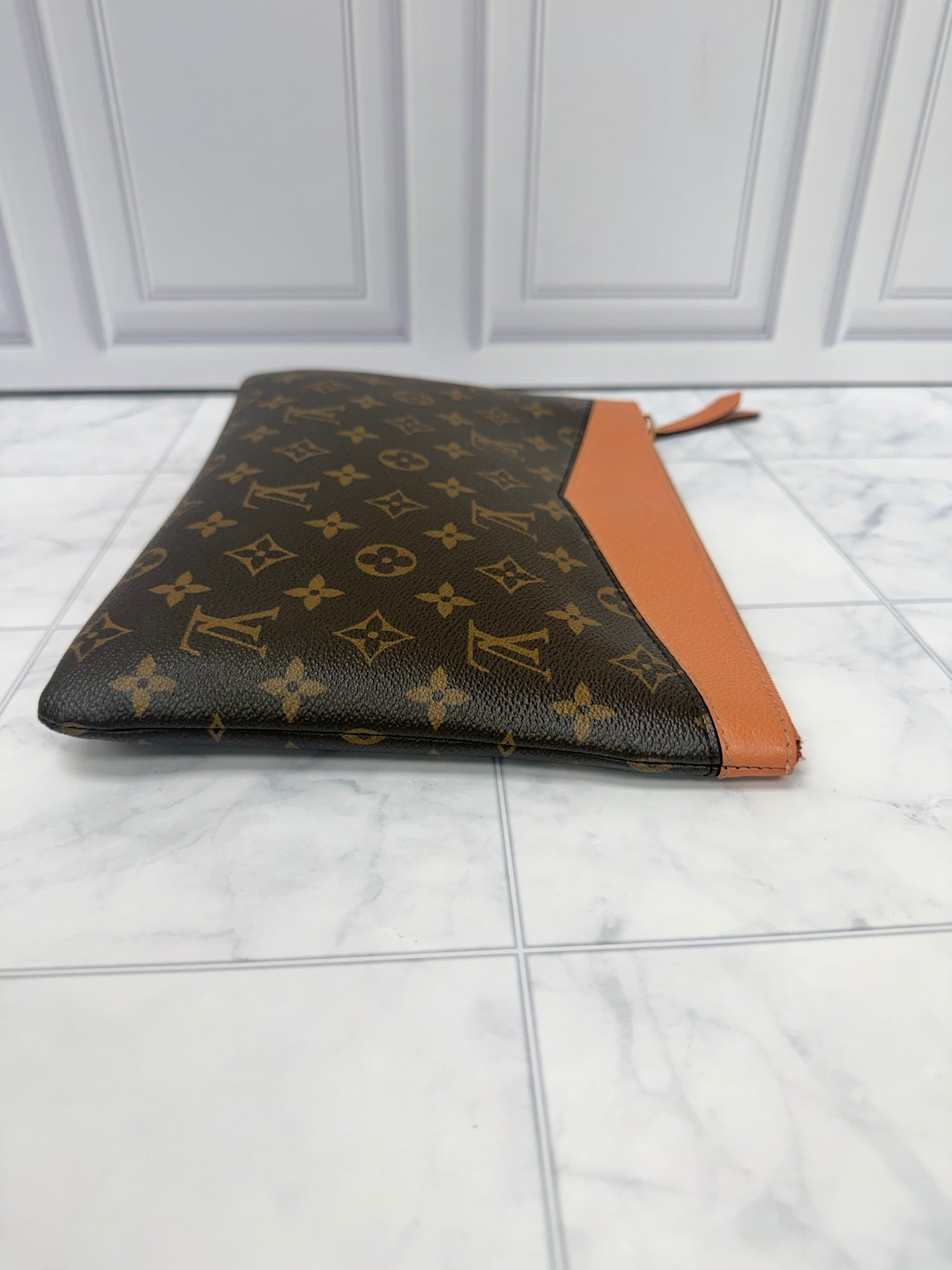 Louis Vuitton Monogram Pink Leather Daily Pouch