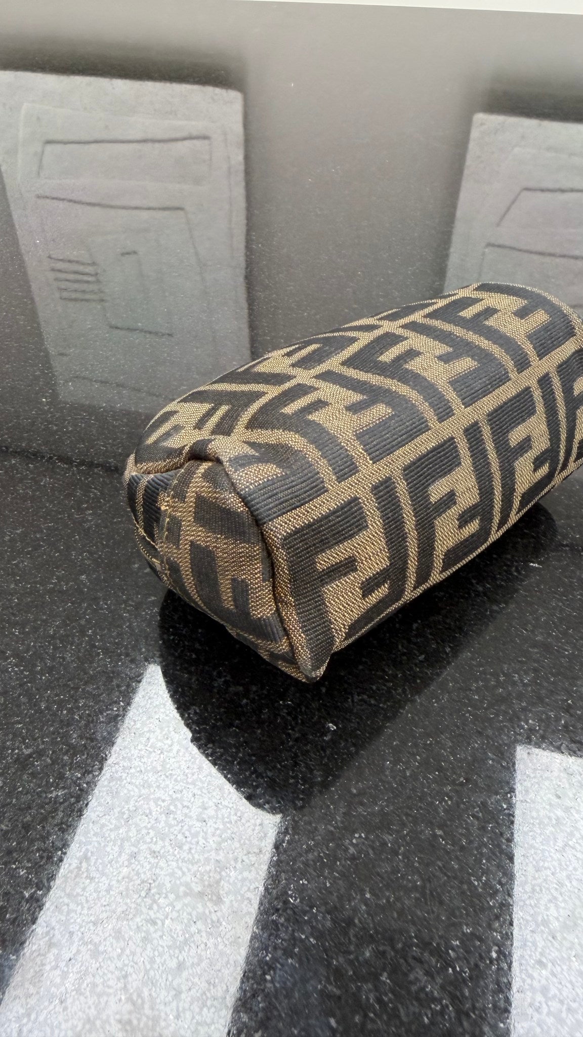 Fendi Vintage Zucca Canvas Cosmetic Pouch