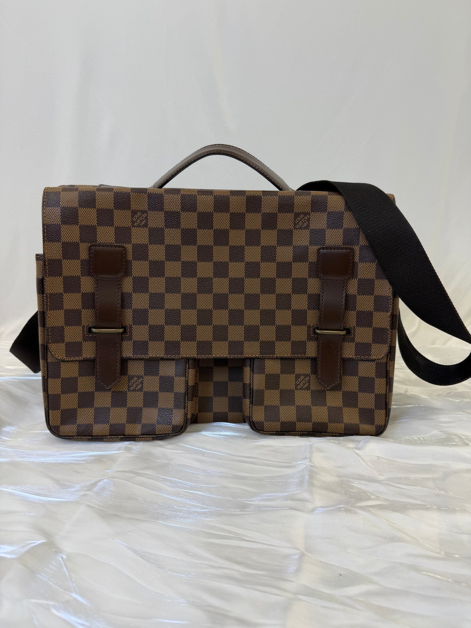 Louis Vuitton Damier Ebene Broadway Messenger Bag