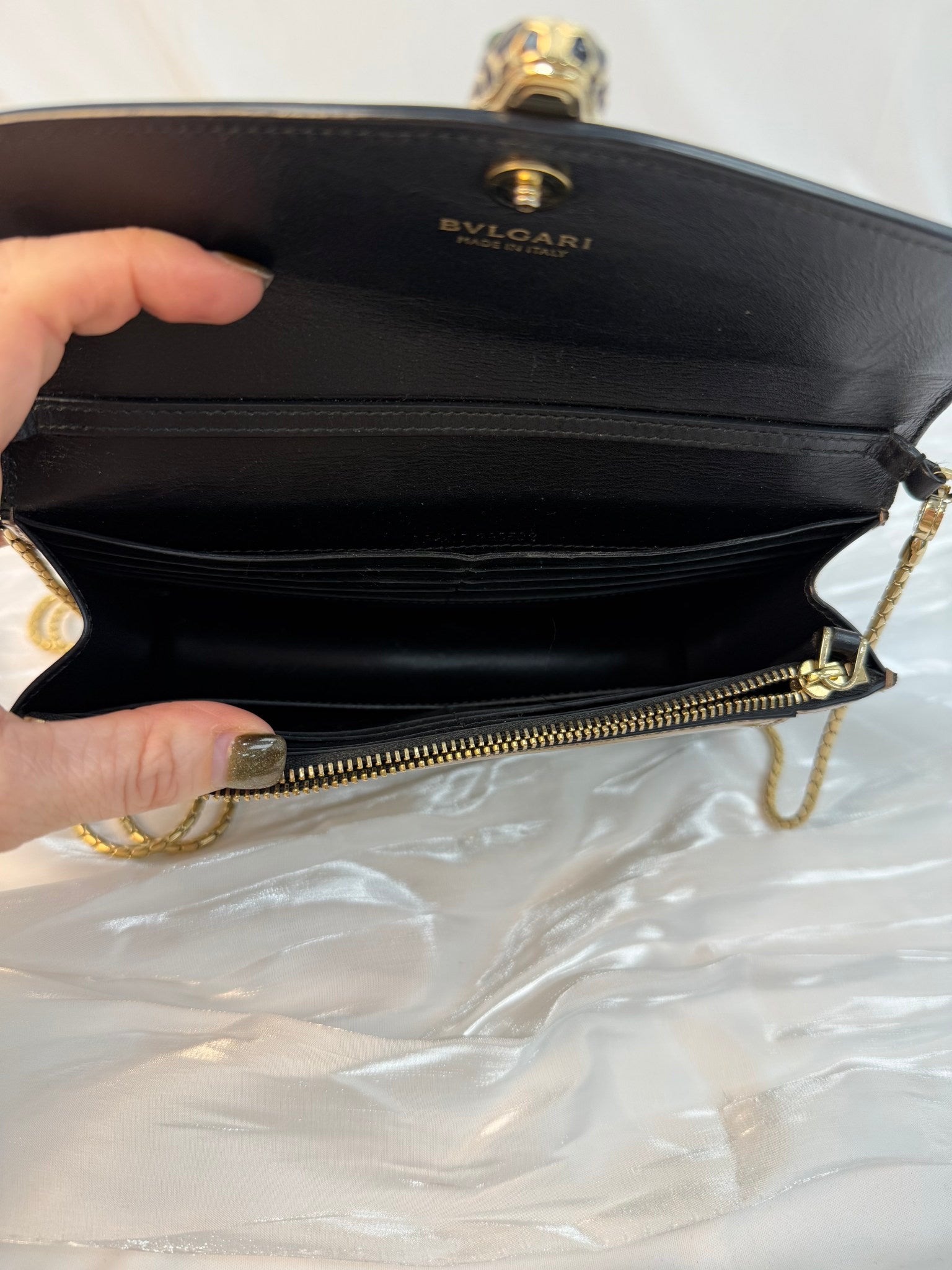 Bvlgari Bronze Serpenti Forever Chain Pochette