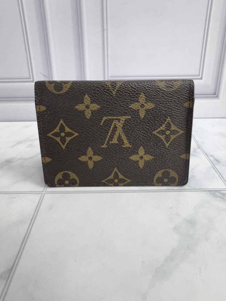Louis Vuitton Monogram 2 Cartes Vertical Card Case