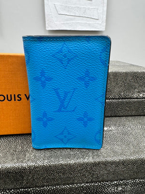 Louis Vuitton Lagoon Blue Pocket Organizer