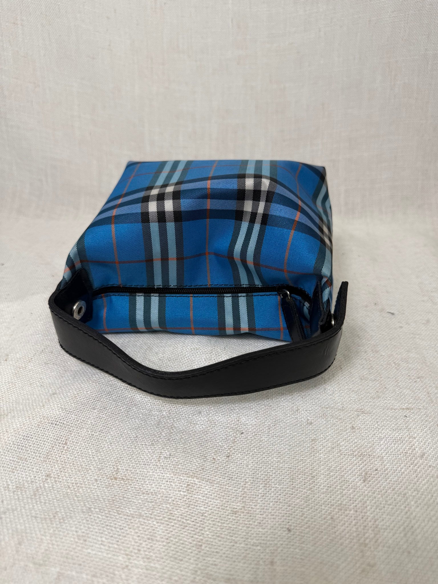 Burberry Blue Nova Check Mini Handbag 