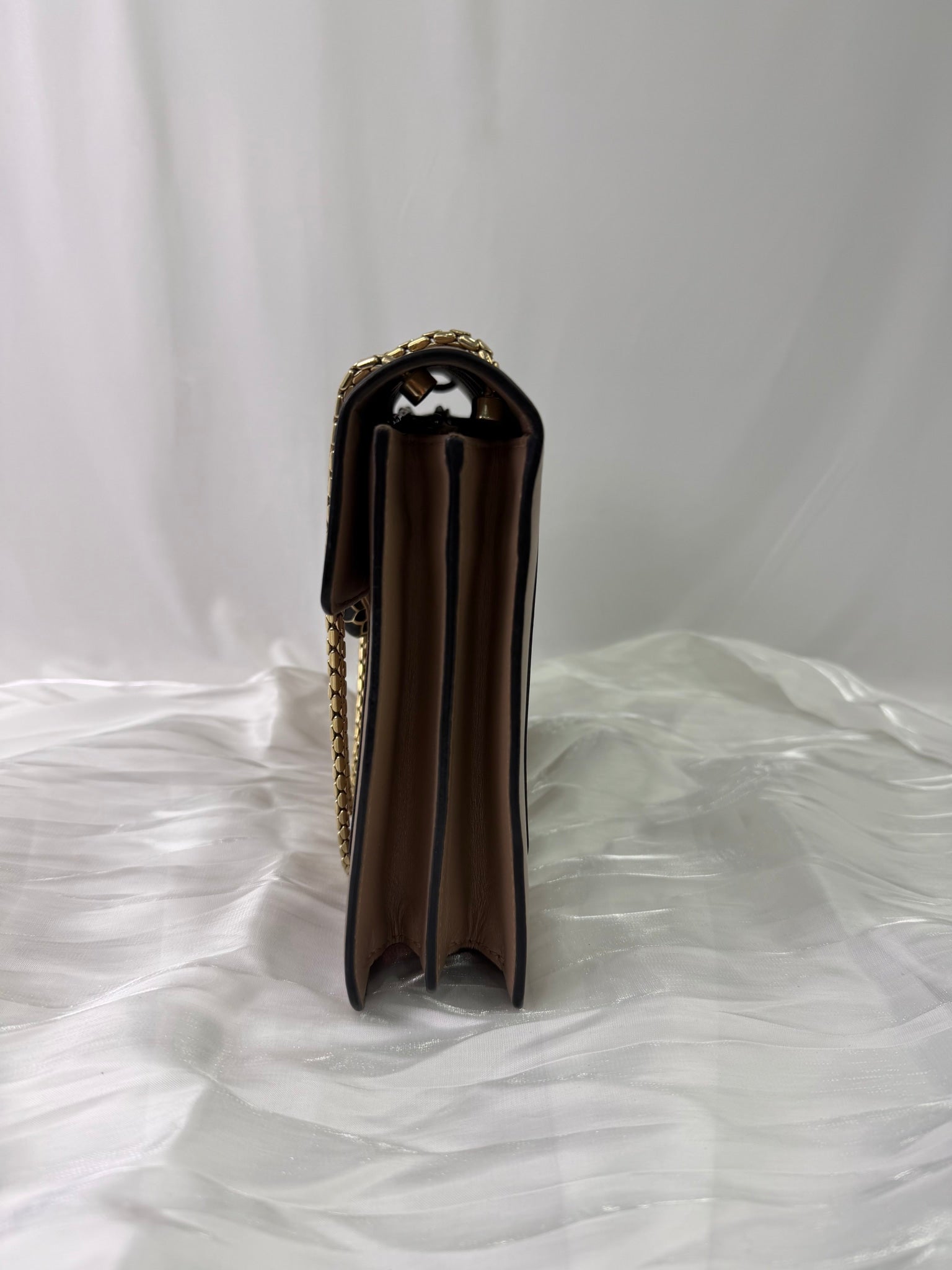 Bvlgari Brown Leather Serpenti Forever Bag