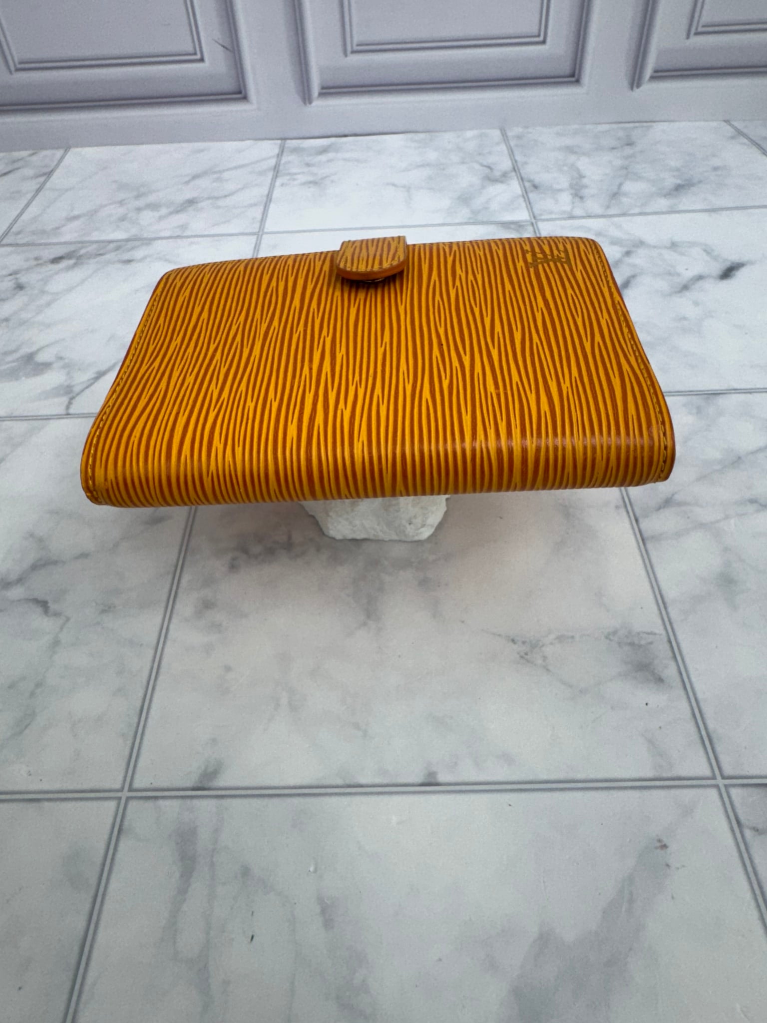 Louis Vuitton Yellow Epi Leather Agenda PM