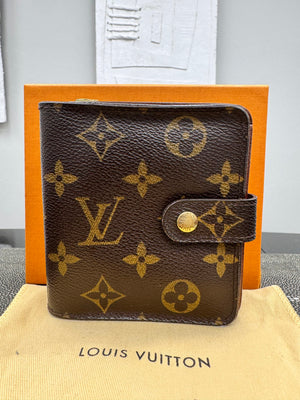 Louis Vuitton Monogram Compact Zippy Wallet