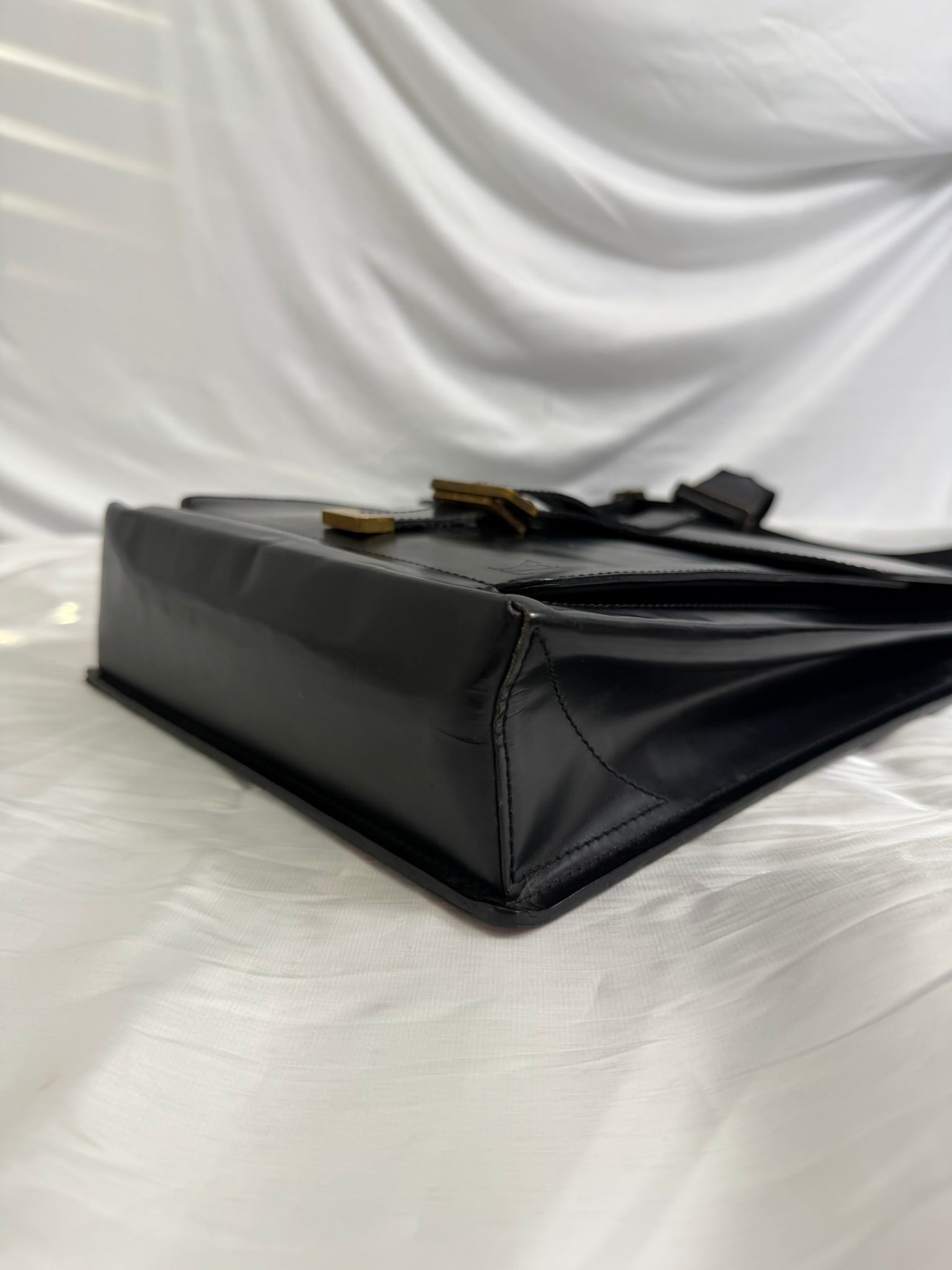 Louis Vuitton Black Leather Liege Fantasun Bag