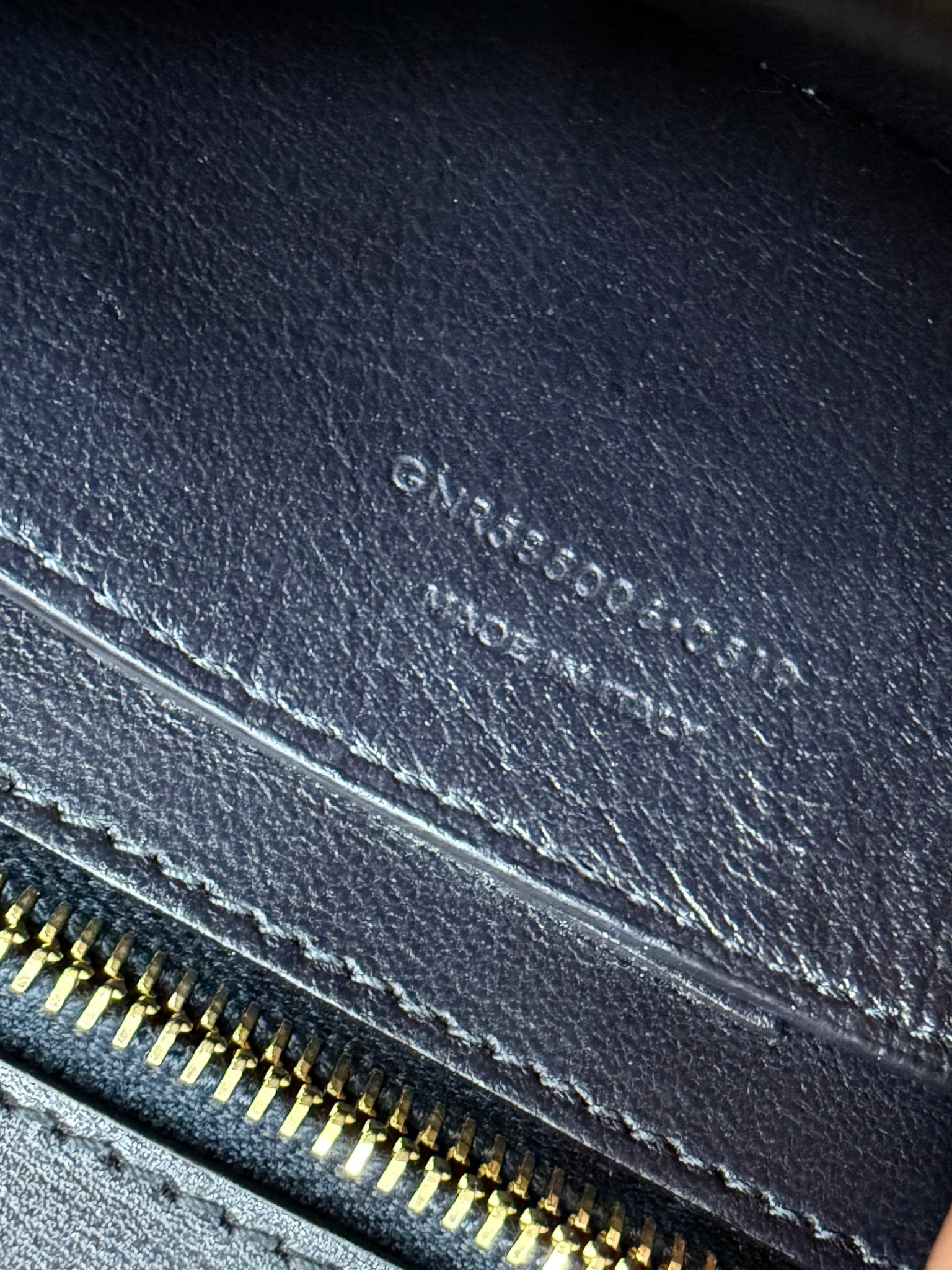 BRAND NEW- Saint Laurent YSL Cream & Navy Monogram All Over Medium Satchel Bag