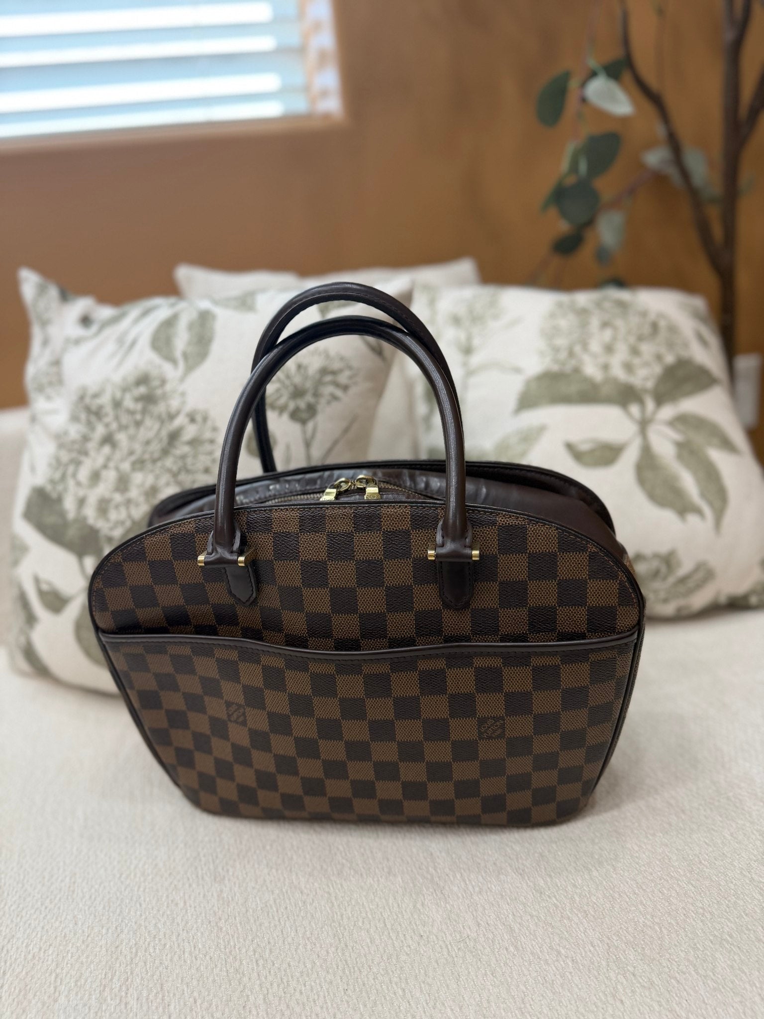 Louis Vuitton Damier Ebene Sarria Horizontal Handbag