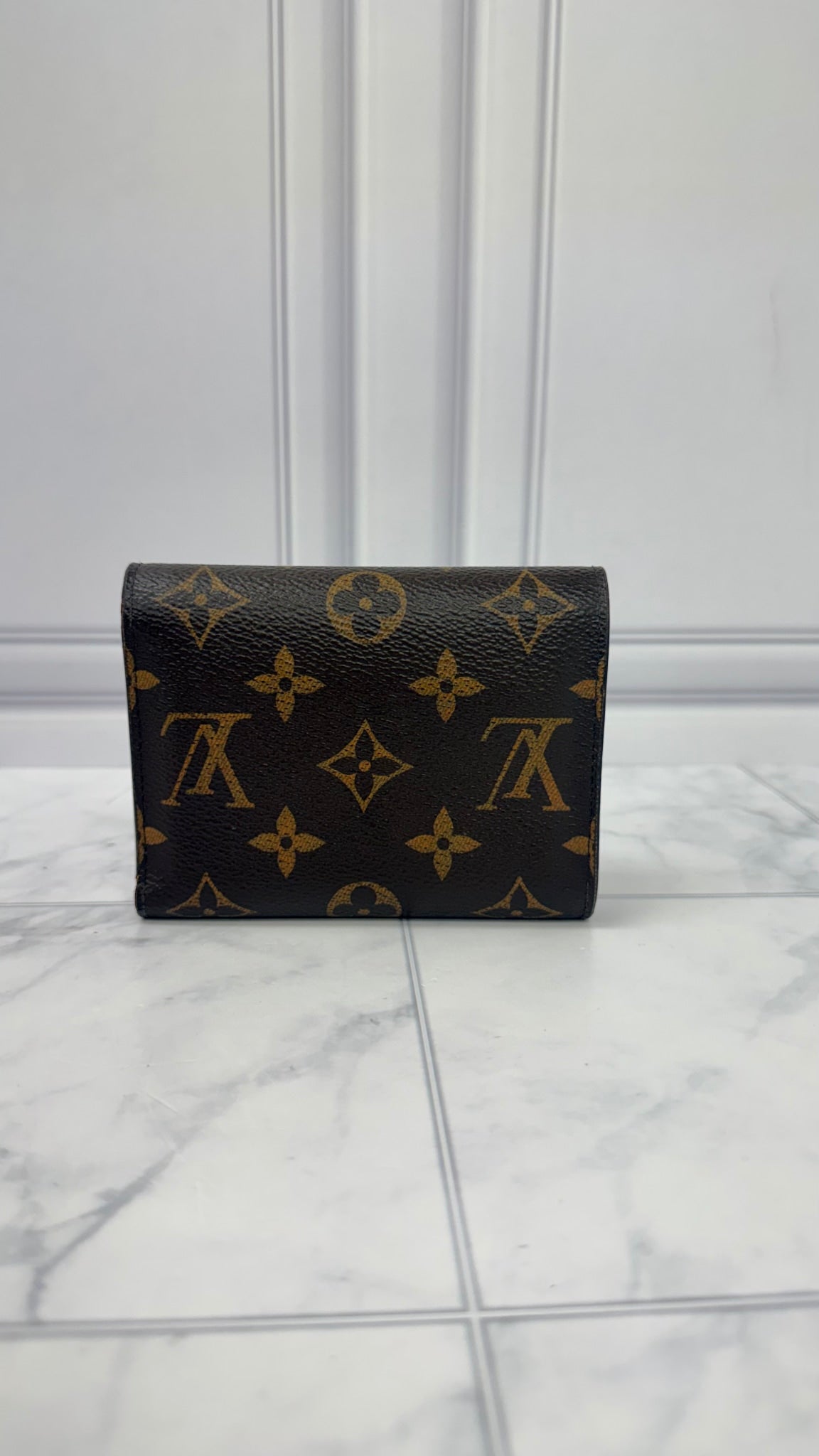 Louis Vuitton Monogram Purple Victorine Compact Wallet 