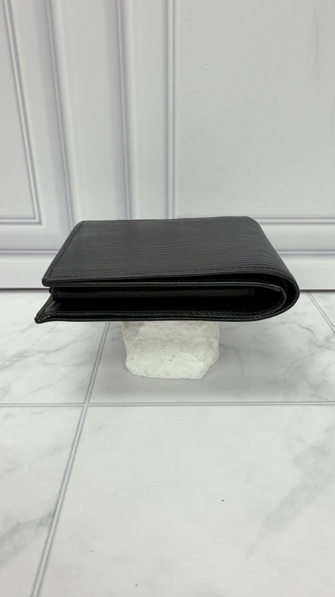 Louis Vuitton Black Epi Leather Bifold Wallet 