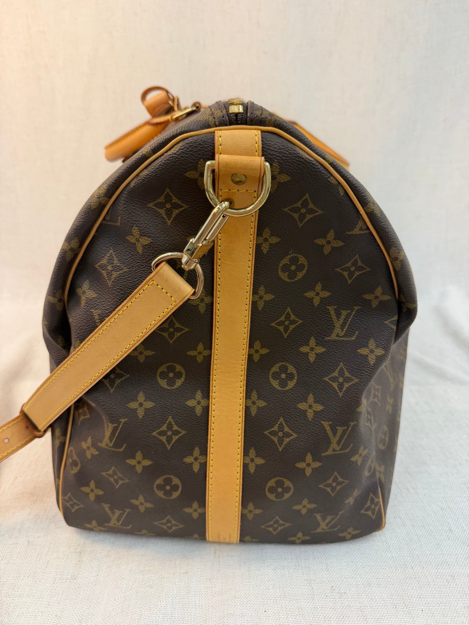 Louis Vuitton Monogram Keepall 60 Bandouliere Bag