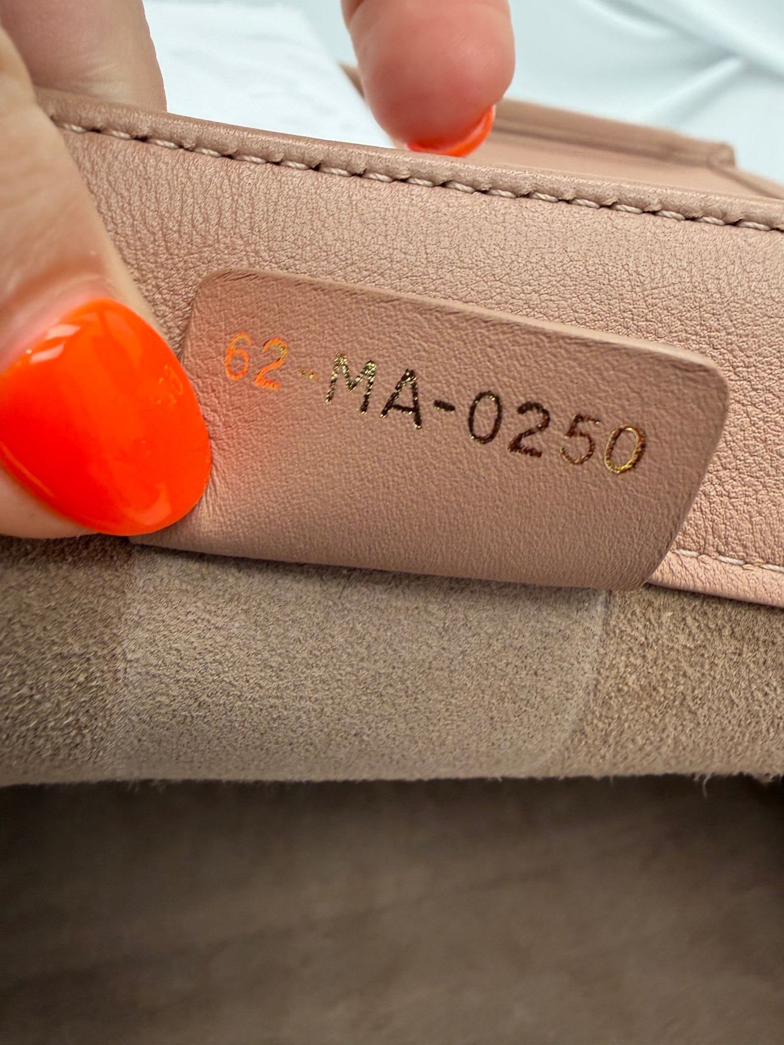 Christian Dior Nude Leather Medium Book Tote