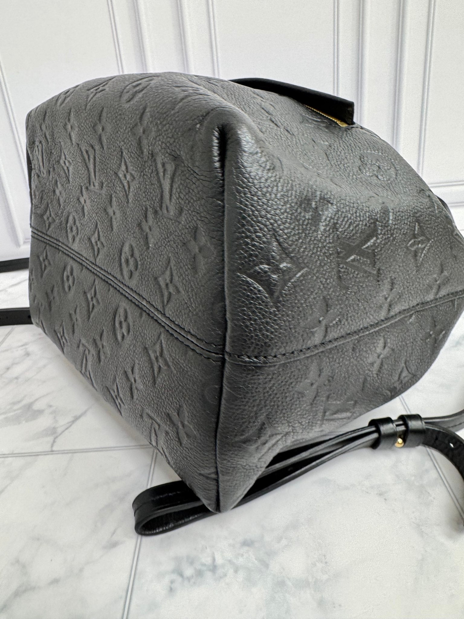 Louis Vuitton Black Monogram Empreinte Montsouris Backpack PM 
