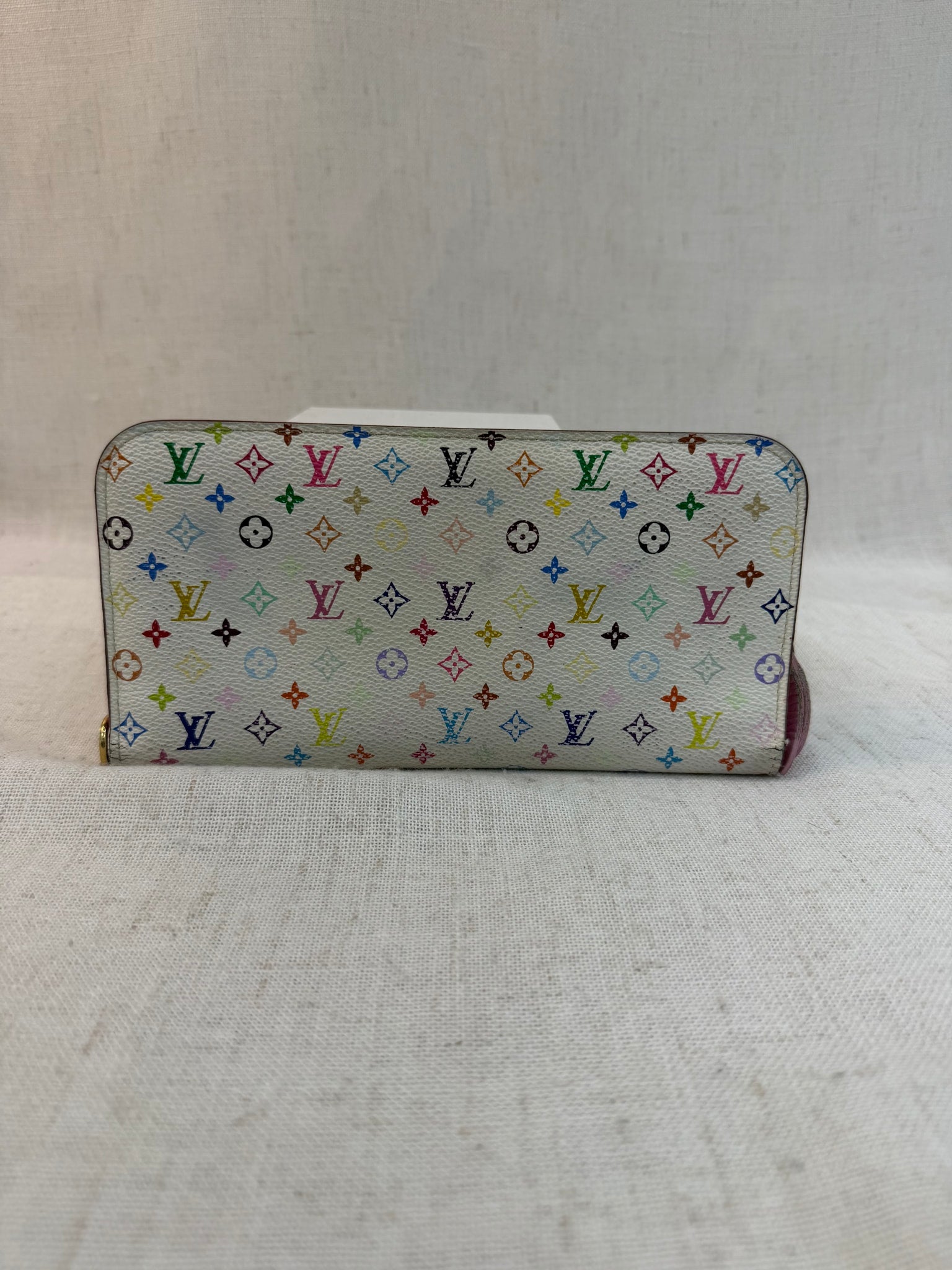Louis Vuitton White Multicolor Insulate Wallet