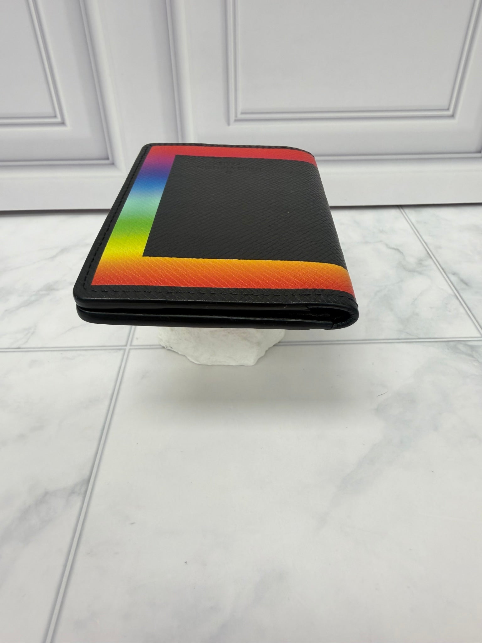 Louis Vuitton Black Taiga Rainbow Pocket Organizer