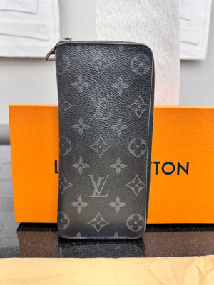 Louis Vuitton Monogram Eclipse Long Zippy Wallet