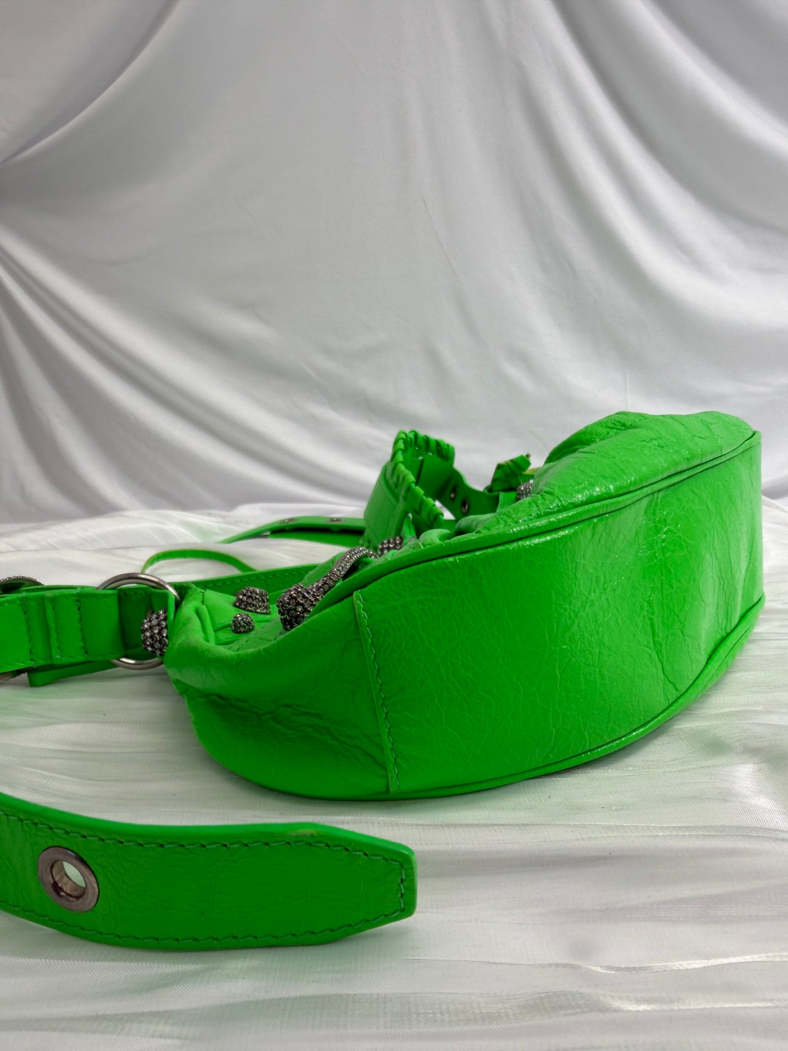 LIKE NEW Balenciaga Green Le Cagole Shoulder Bag