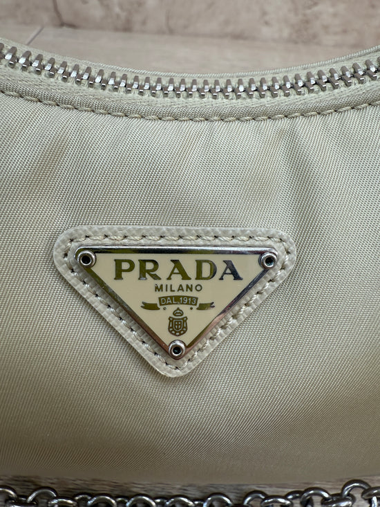 Prada Tan Nylon Re-Edition Crossbody