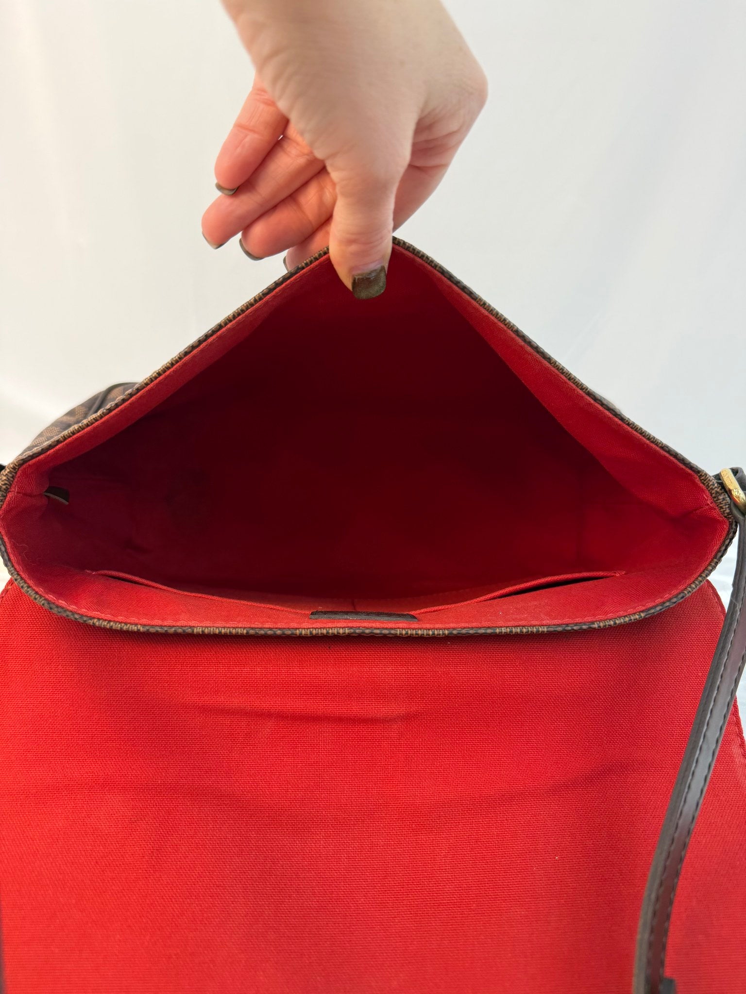 Louis Vuitton Damier Ebene Besace Rosebery Shoulder Bag