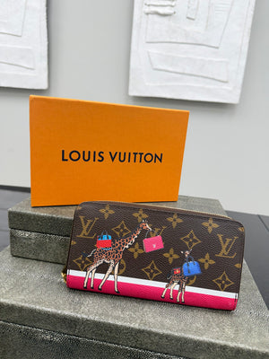 Louis Vuitton Monogram Christmas Animation Zippy Wallet