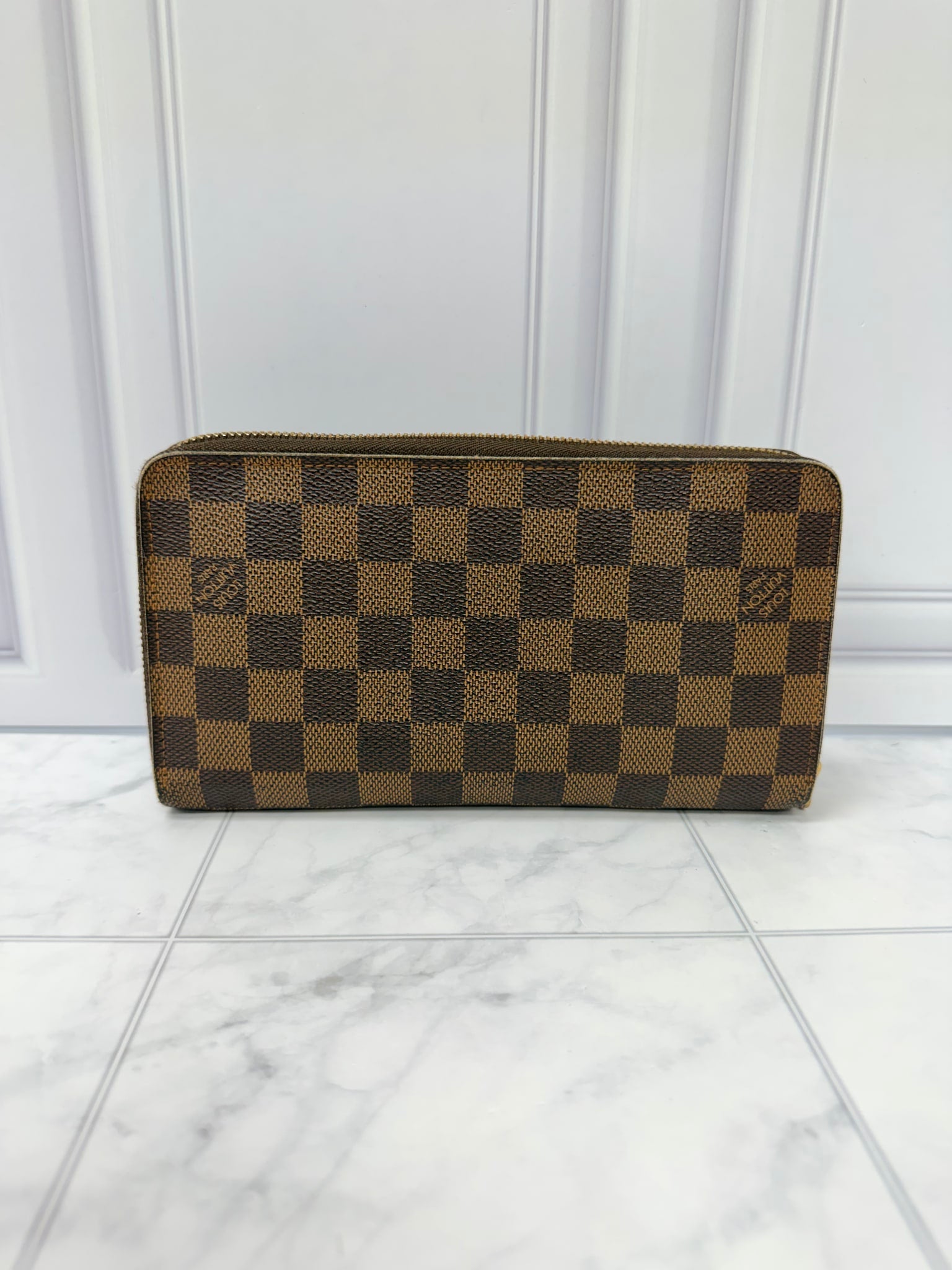 Louis Vuitton Damier Ebene Organizer Zippy Wallet 