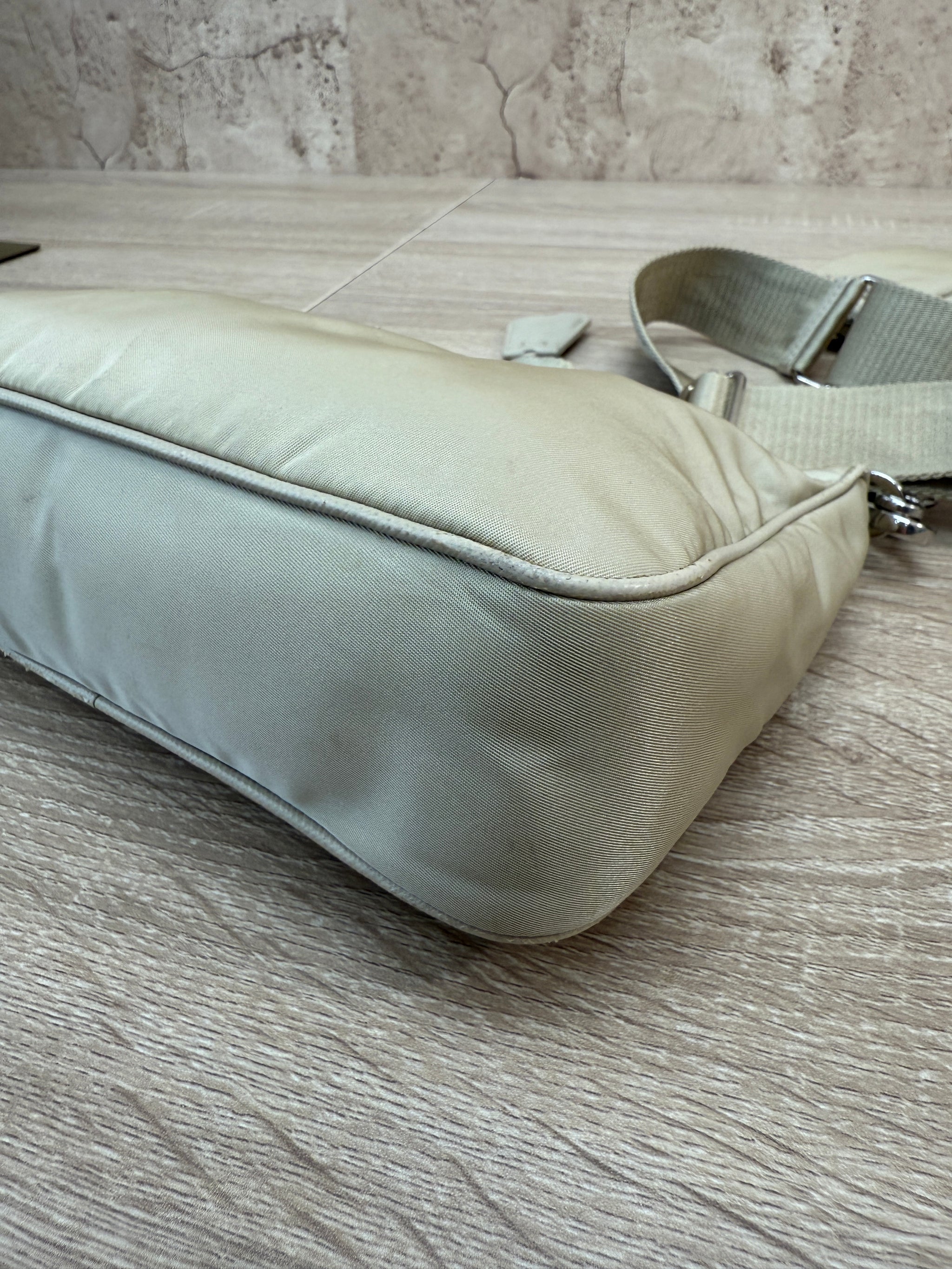 Prada Tan Nylon Re-Edition Crossbody