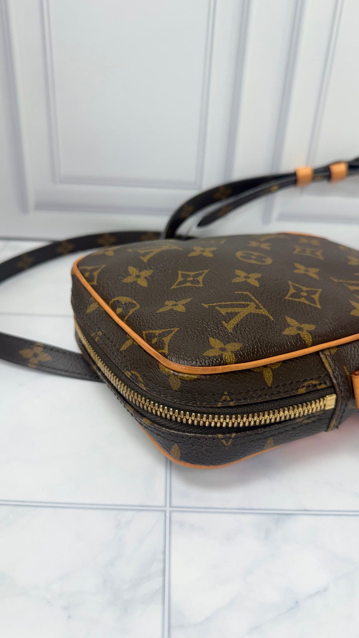Louis Vuitton Monogram Game On Panama Set Shoulder Bag 