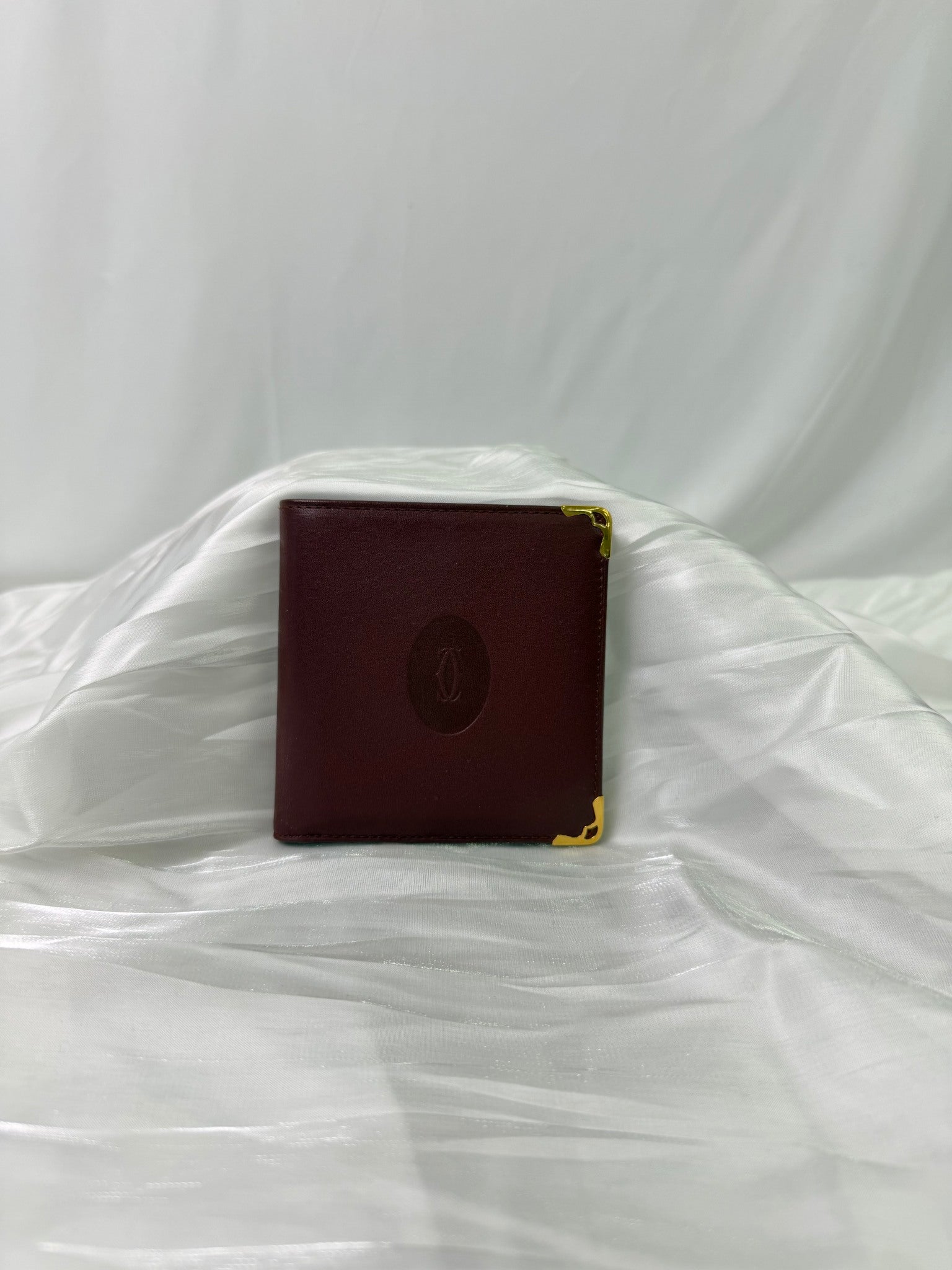 Cartier Bordeaux Leather Bifold Wallet