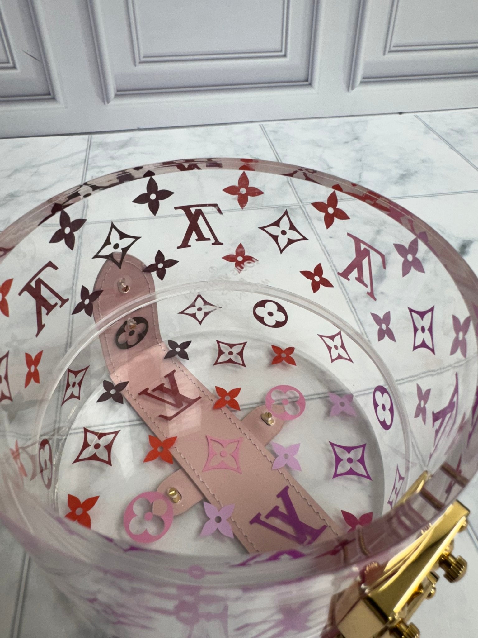 Louis Vuitton Pink Monogram Scott Box