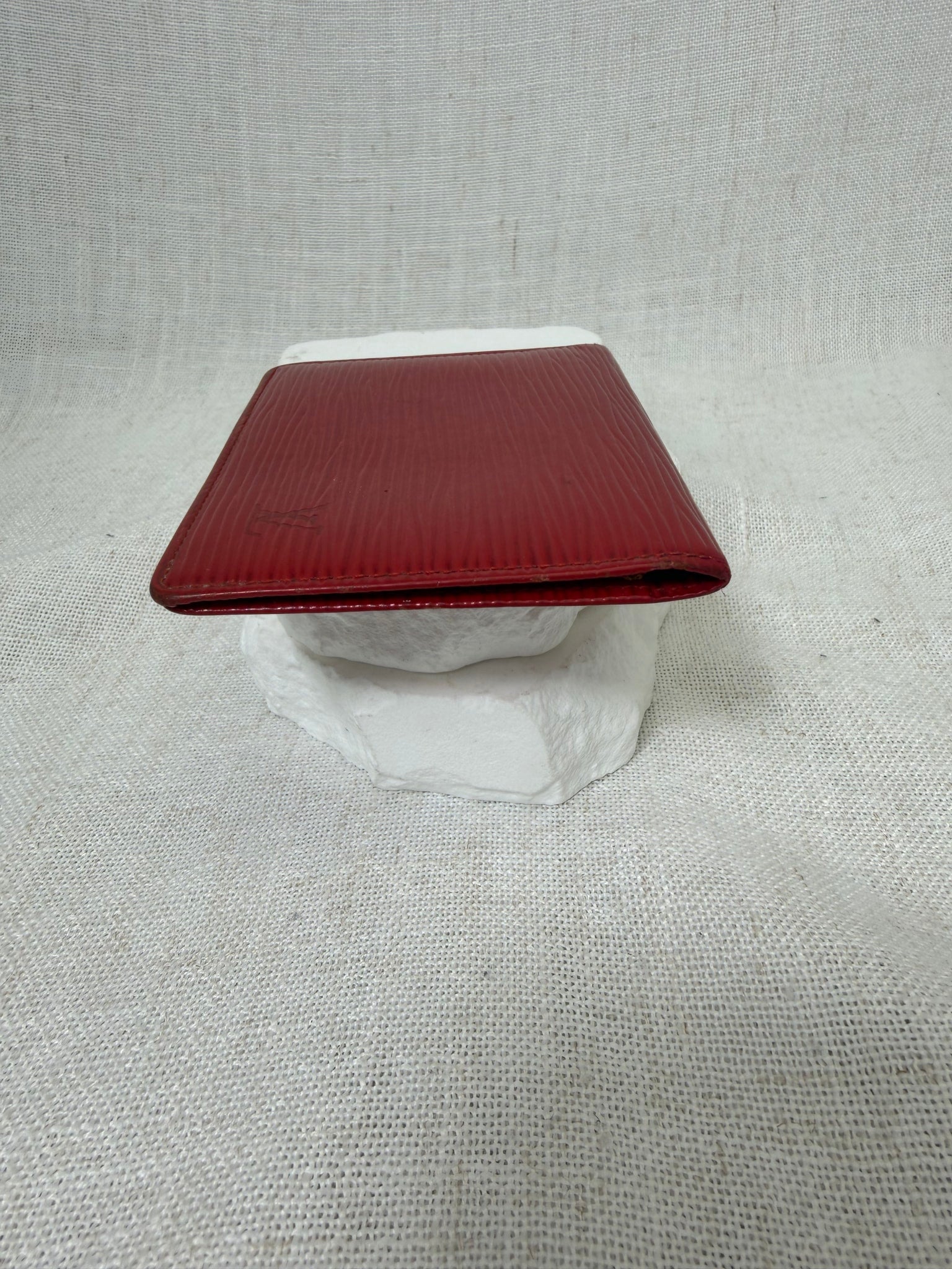 Louis Vuitton Red Epi Leather ID Card Case