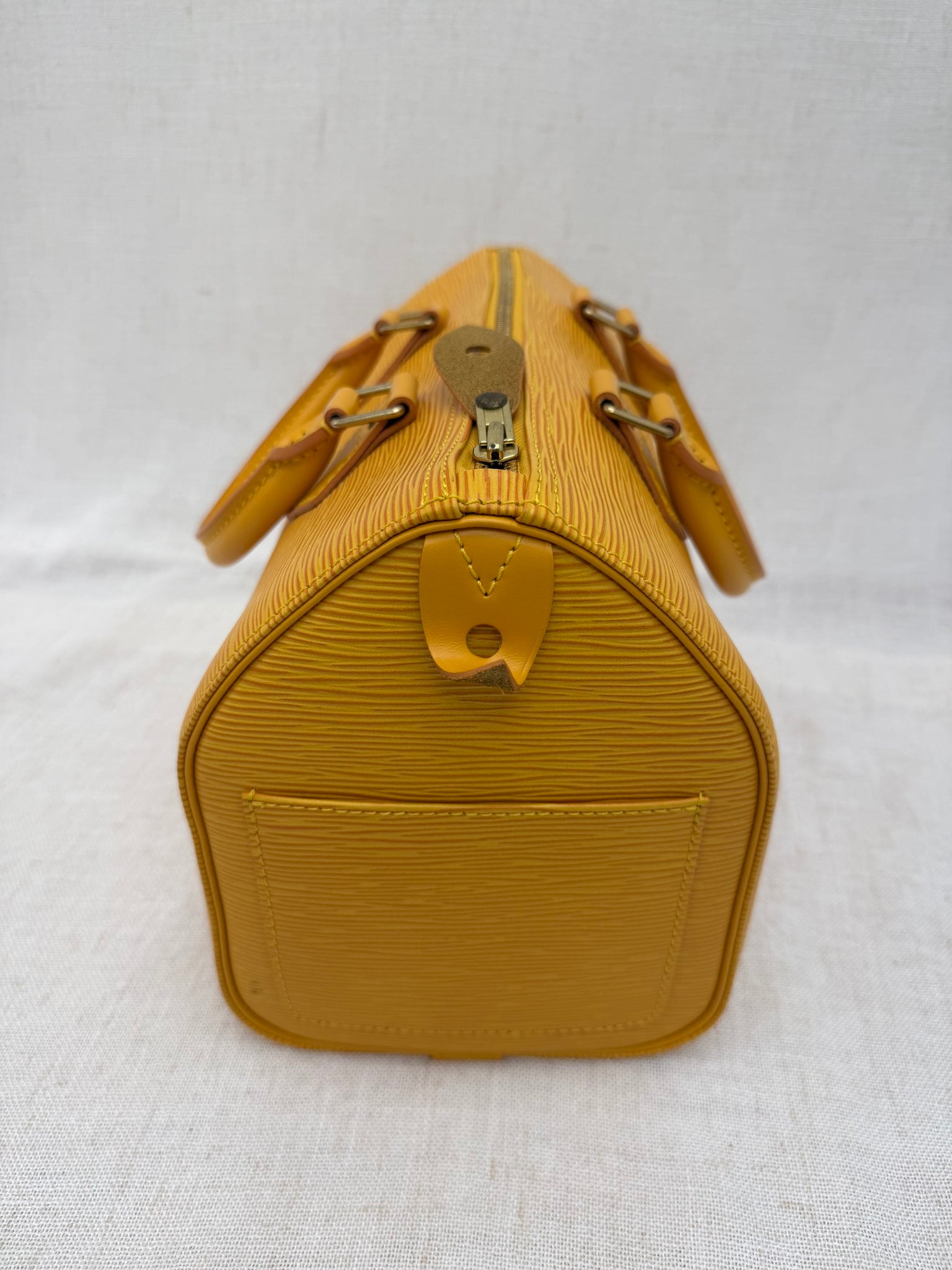 Louis Vuitton Yellow Epi Speedy 30