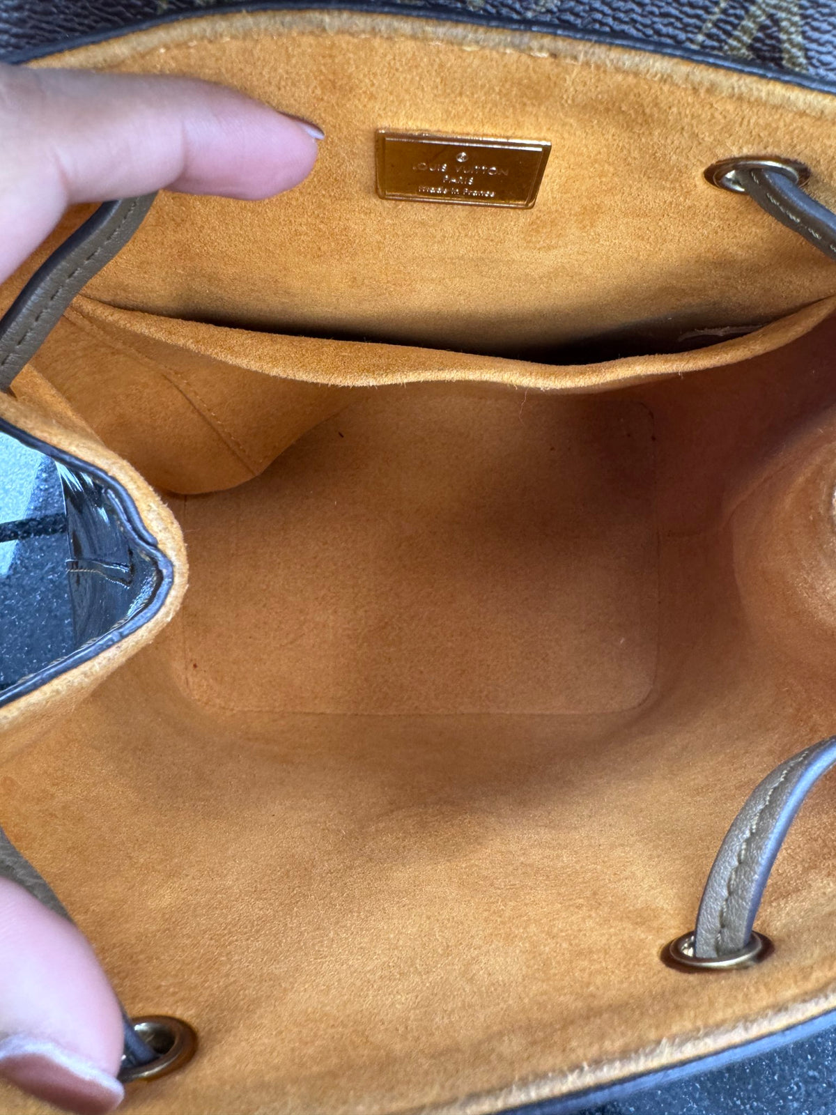 Louis Vuitton Olive Green Monogram Vernis Hot Springs Backpack